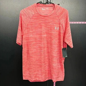 Under Armour Loose fit athletic crewneck short sleeve shirt, heathered orange